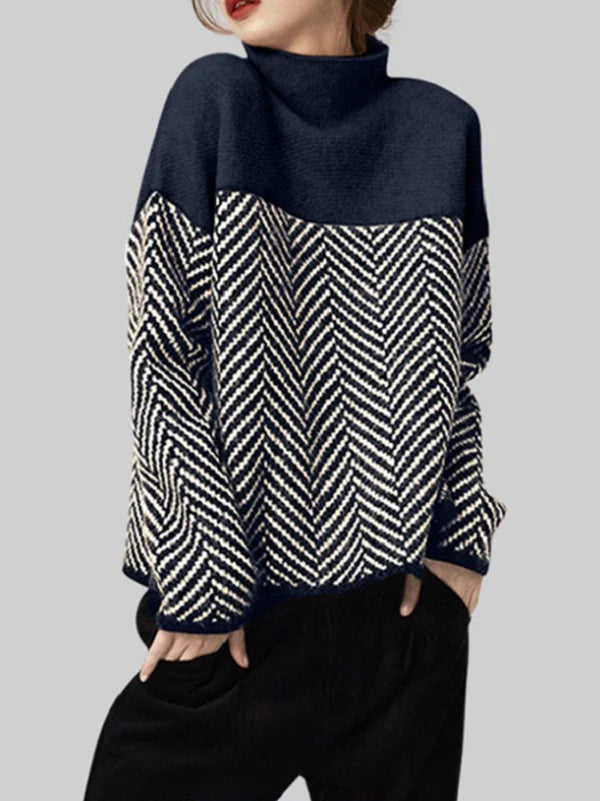 Sienna | Chevron Knitted Sweater