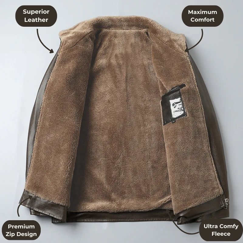 Cisiano Vintage Leather Jacket