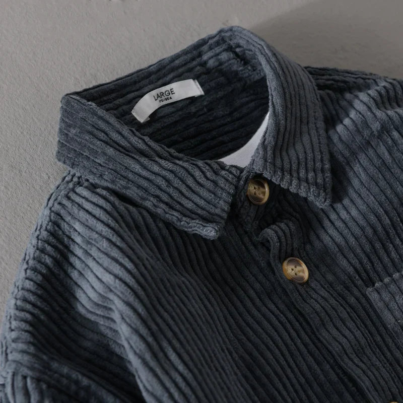 Luca Corduroy Button-Up Shirt