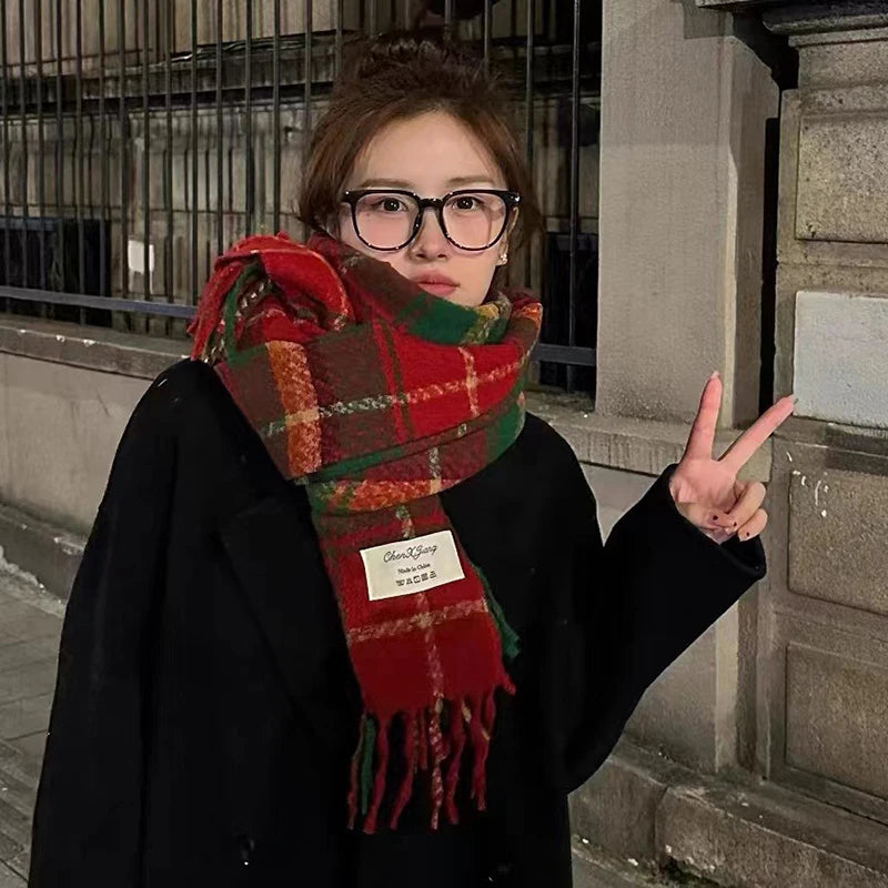 Vittoria Plaid Scarf