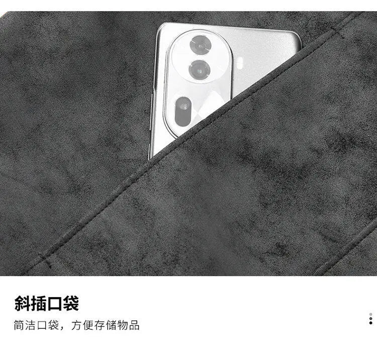 Trend Baseball Collar Leather Jacket for Men's High End Suede Casual Short Coat Social Business Motorcycle Jacket Streetwear