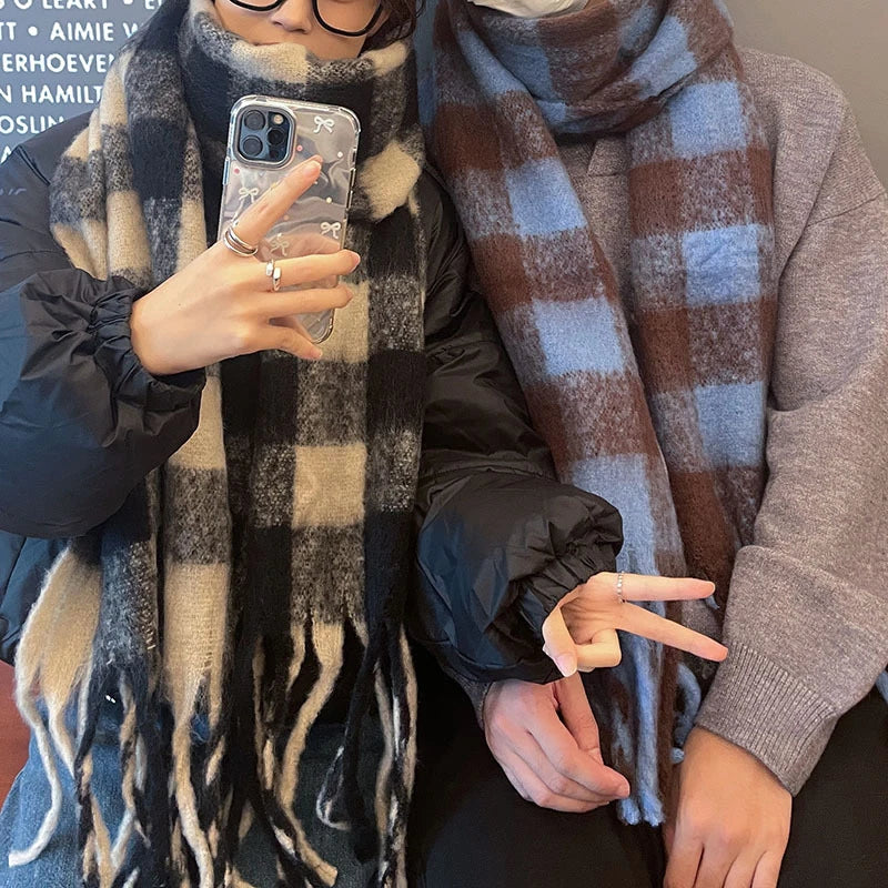 Vittoria Plaid Scarf