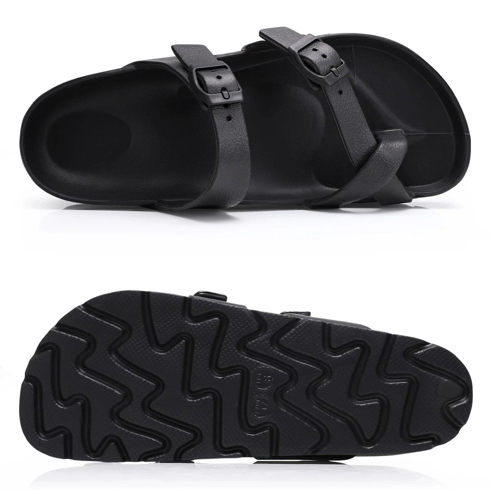 Crestar Women Platform Sandals Fashion EVA Insole Clogs with Arch Support Adjustable Buckle Slippers Outdoors Non-slip Sandals