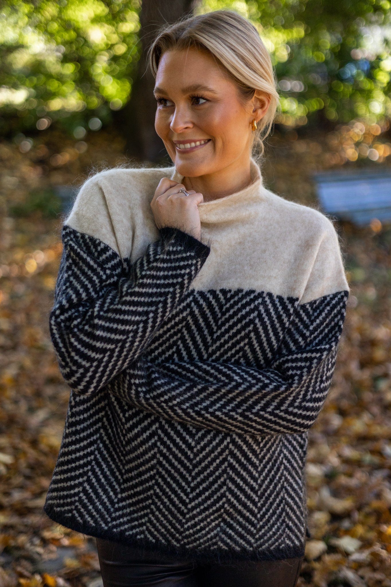 Sienna | Chevron Knitted Sweater