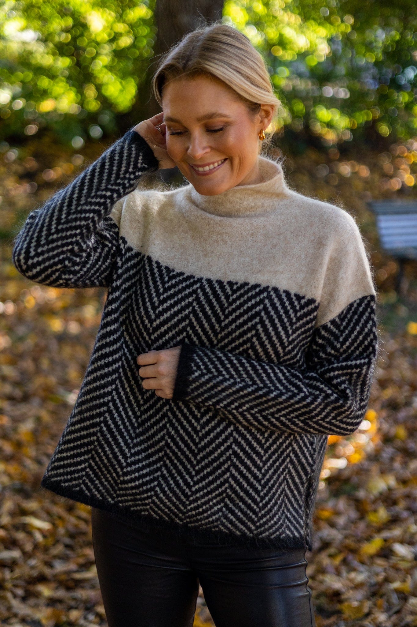 Sienna | Chevron Knitted Sweater