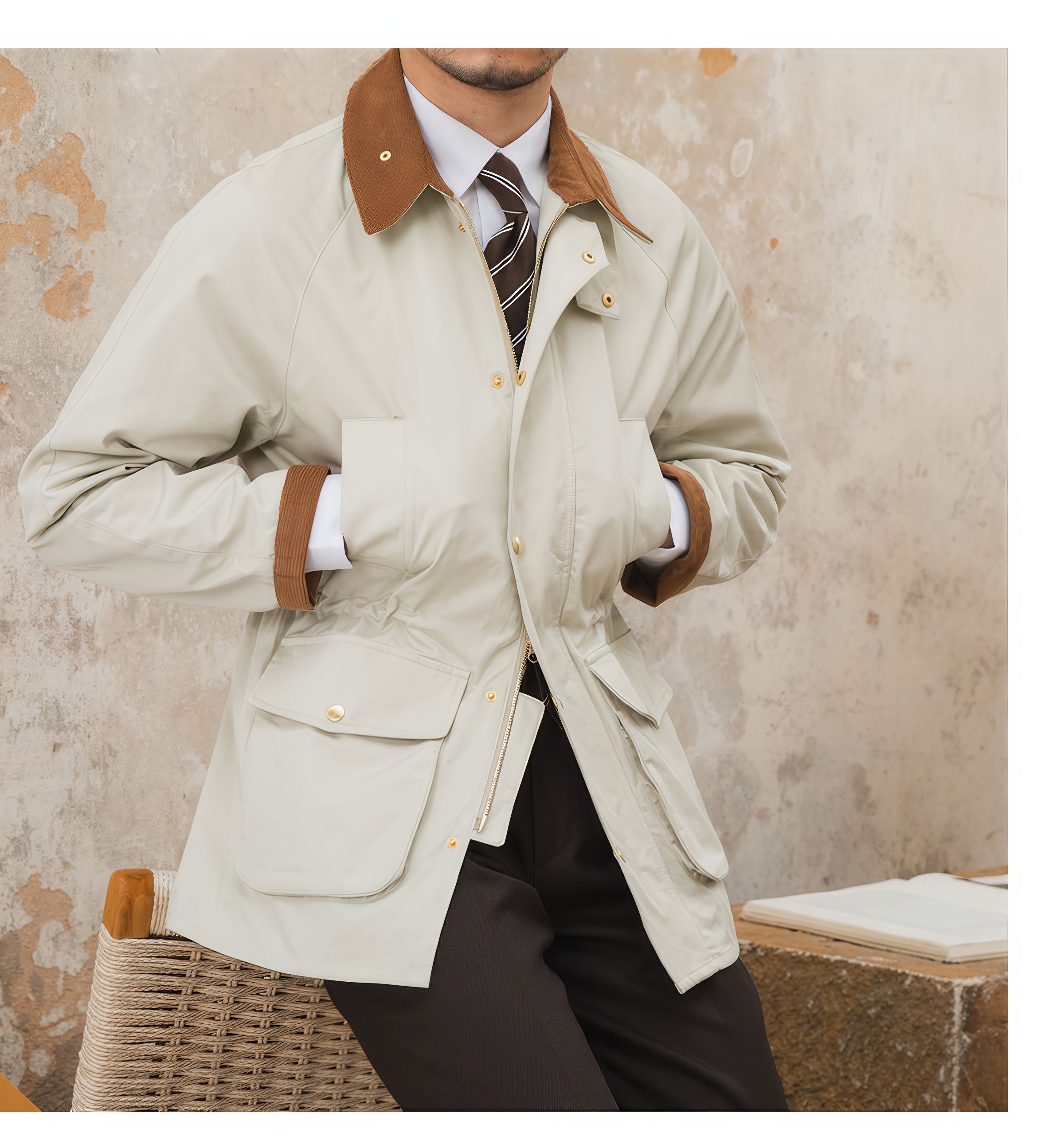 Federico Corduroy Lapel Jacket