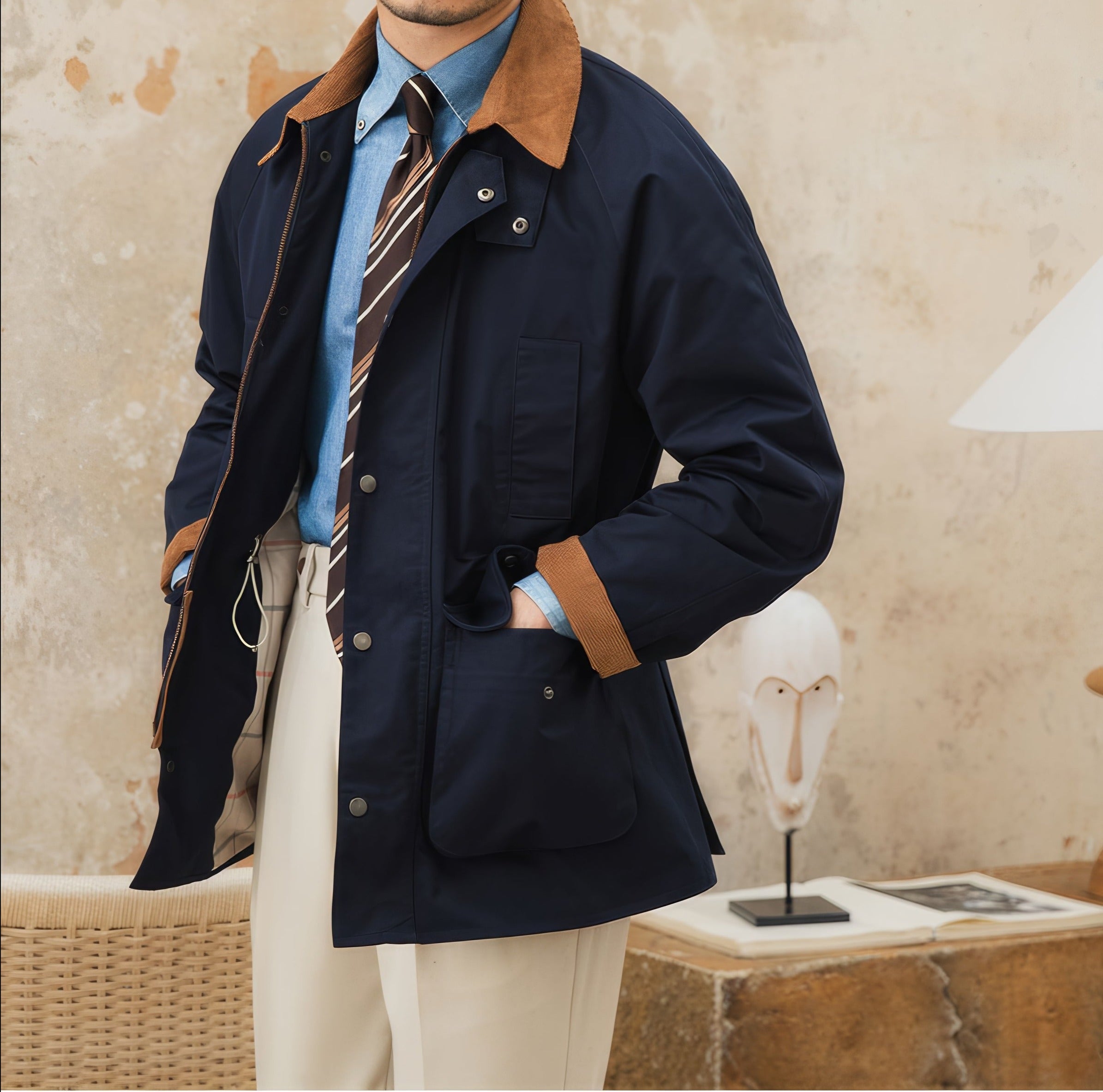 Federico Corduroy Lapel Jacket