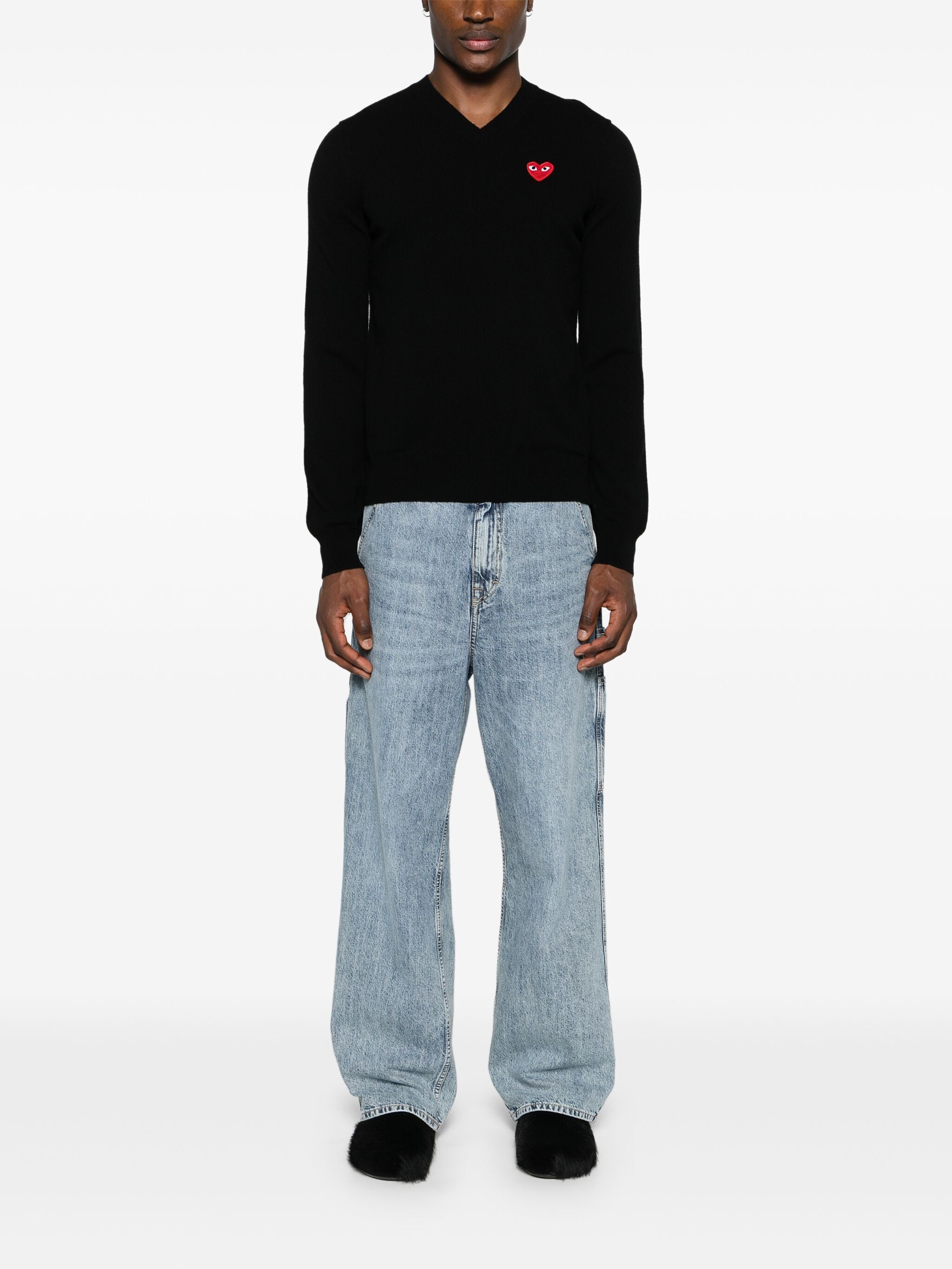 Amore Cotton Heart Sweater