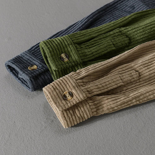 Luca Corduroy Button-Up Shirt