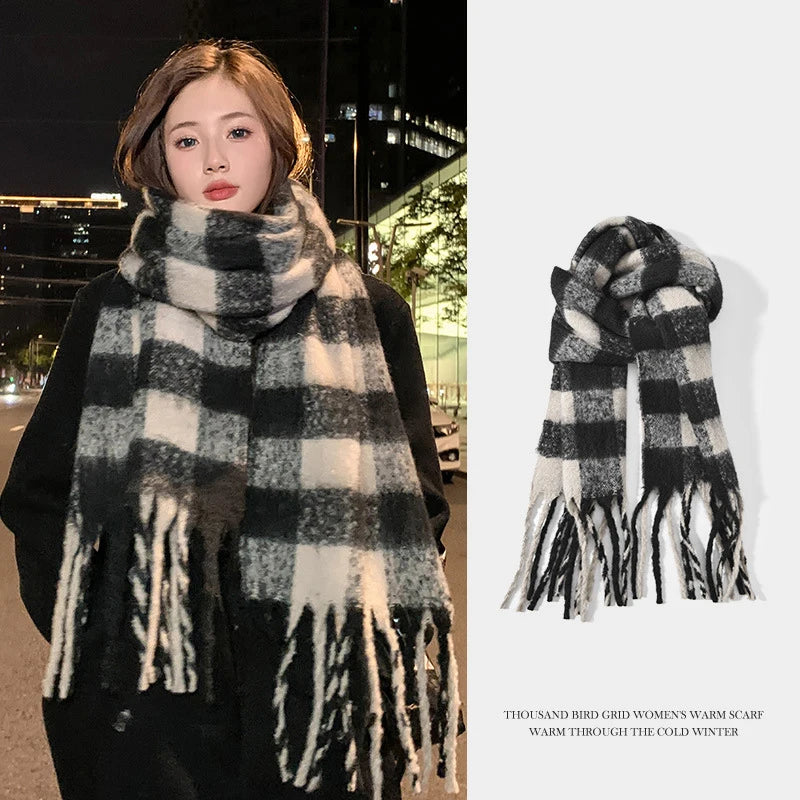 Vittoria Plaid Scarf