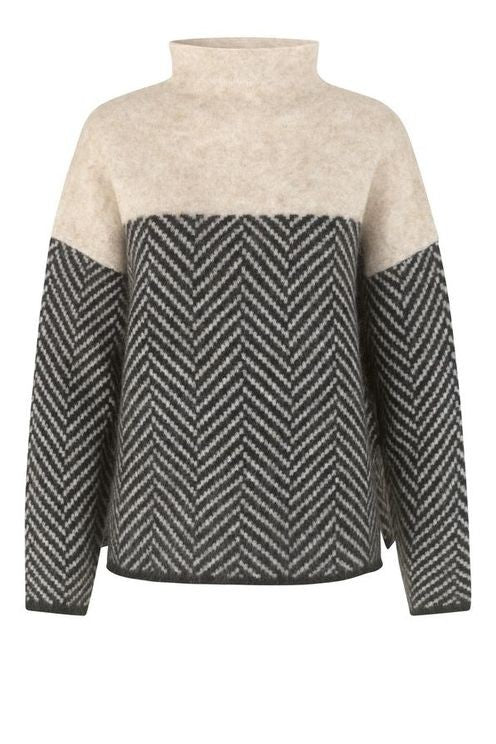 Sienna | Chevron Knitted Sweater